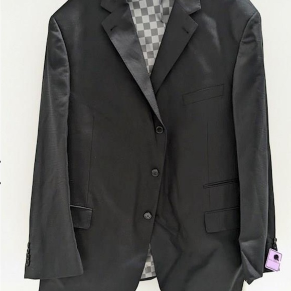 Earvin Magic Johnson Signature 2 Pc Suit Sz 52R Made In Italy - Picture 2 of 6